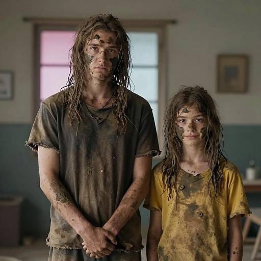 Mysterious Portraits in Dim Light