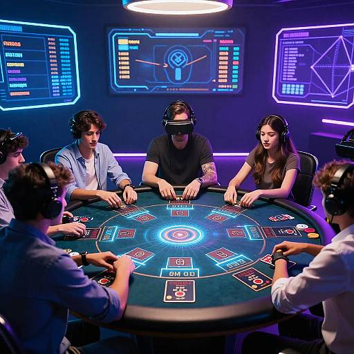 Futuristic Virtual Reality Gambling