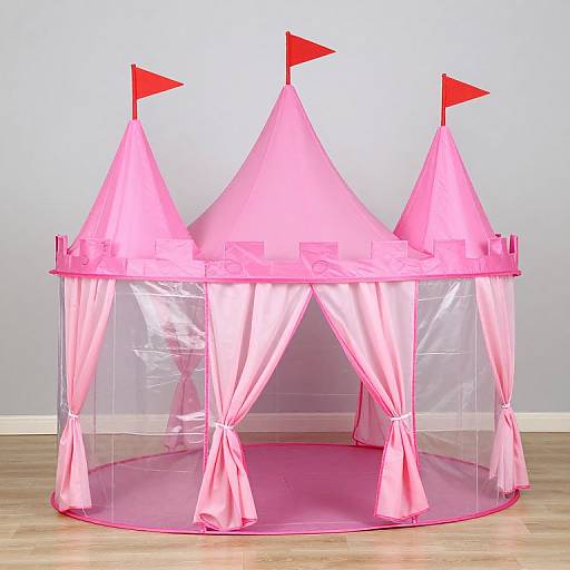Pink Princess Castle Play Tent