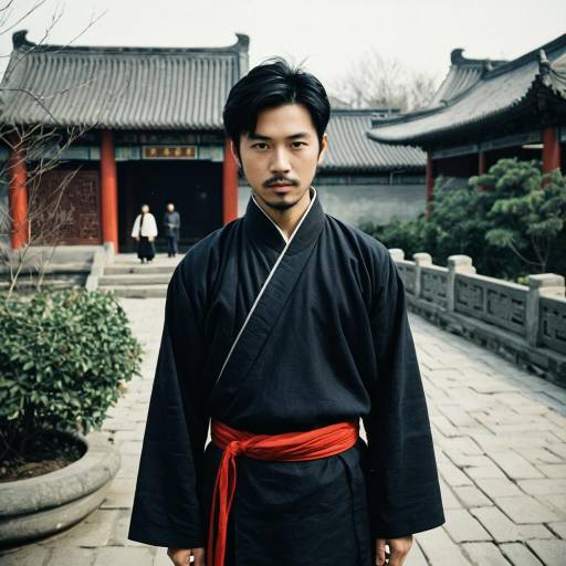 Elegant Solo Portrait in Traditional Costume