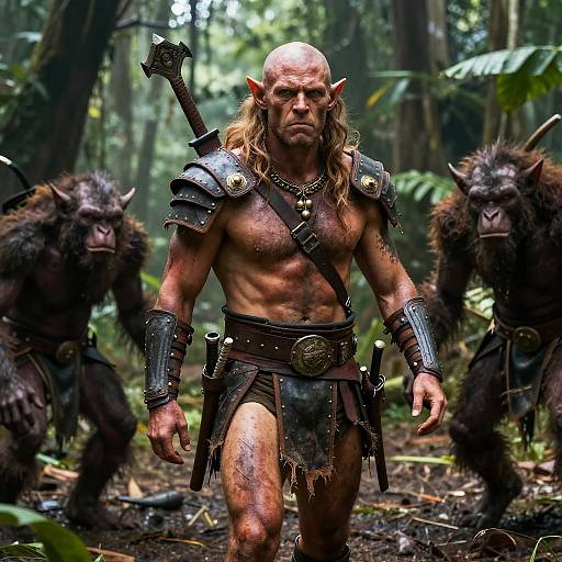 Captured Hero in Primal Gnoll Encampment