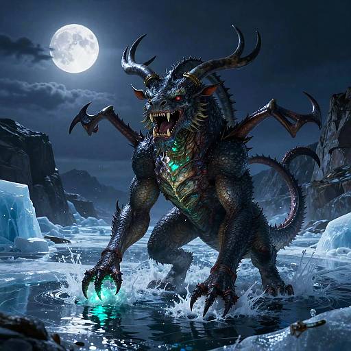 Vicious Hydra in Frozen Fjord