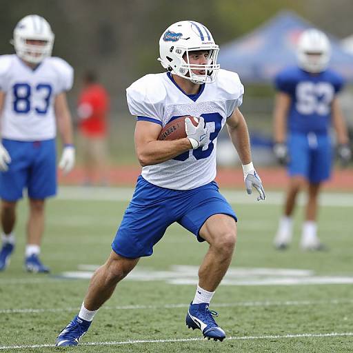 Justin Wells Football Practice Showcase