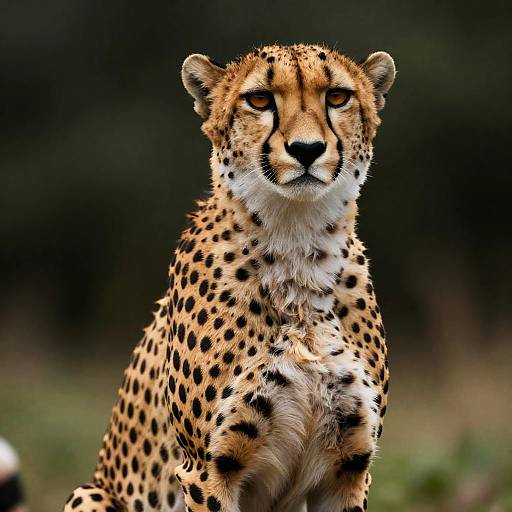 Realistic Anthropomorphic Cheetah Athlete Portrait