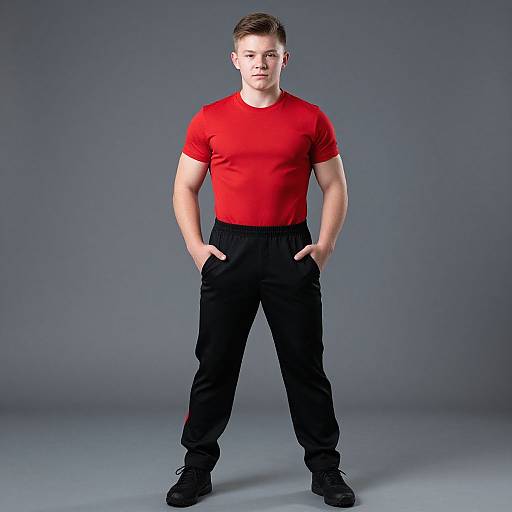 Strongman Costume Boy Portrait