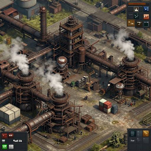 Industrial Factory Battlemap for RPG