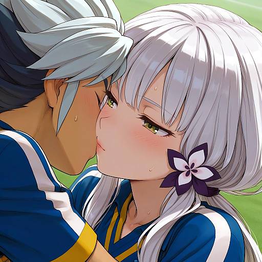 Illustration of Hakuryuu (inazuma eleven), inazuma eleven (series) in the style of Naruko hanaharu