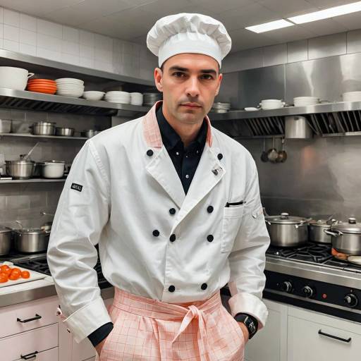 Chef in Modern Kitchen