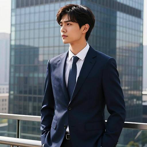 Bob Cut Style on Professional Man