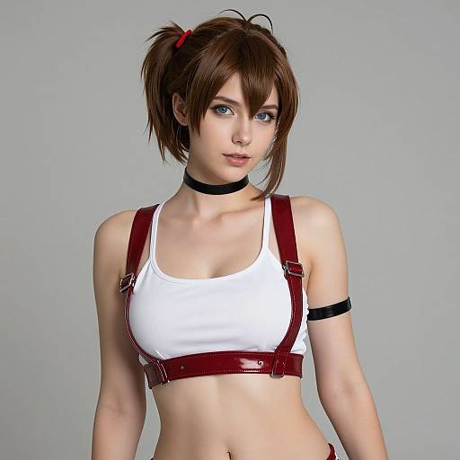 Realistic Sexy Suika Cosplay Woman