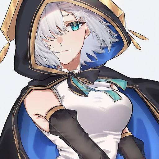 Illustration of Ars almal (1st costume), nijisanji in the style of Fushirun rung