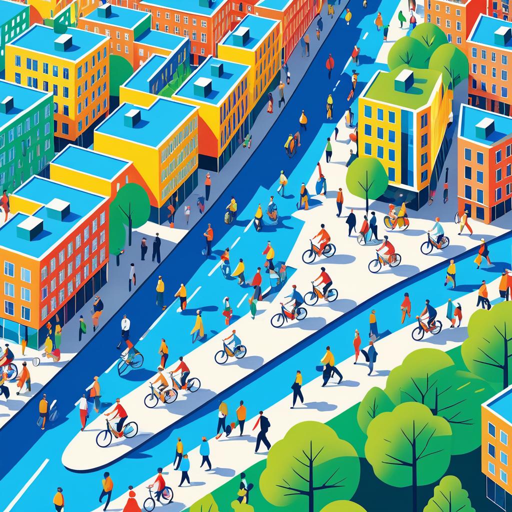 Vibrant Copenhagen: A Bicycle-Friendly City