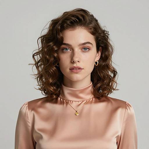 Elegant Portrait of Young Woman