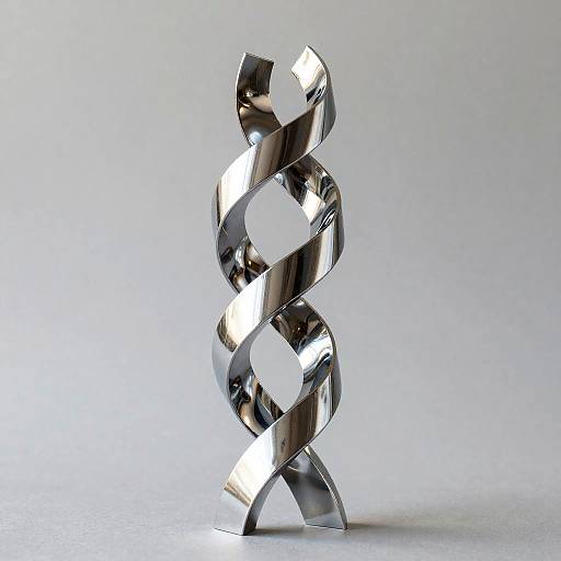 Tightform Twisted Chrome Sculpture