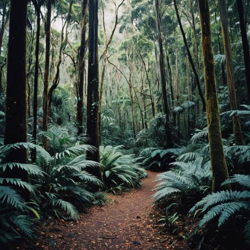Lush Australian Rainforest Path