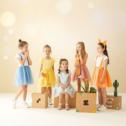 Creative Kids Imaginative Photo Shoot