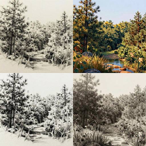 Charcoal Sketches to Lifelike Nature Photos