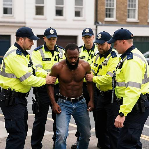 Intense Encounter with Police Officers