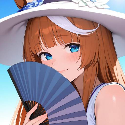 Illustration of Akikawa yayoi (umamusume), umamusume in the style of C-button