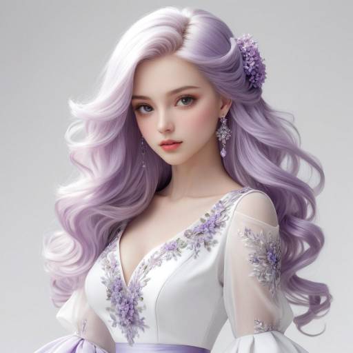 Enchanting Portrait of Elegant Woman Enchanting Portrait of Elegant Woman
