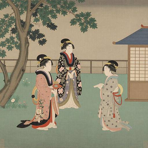 Rinpa Courtly Seasonal Festivals and Florals