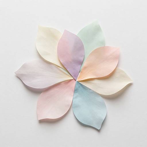 Ethereal Paper Bloom in Soft Hues