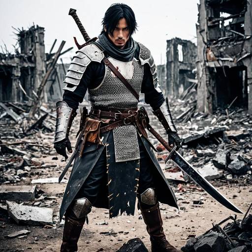 Ruthless Mercenary in Wasteland