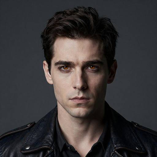 Intense Close-Up Male Portrait Photography