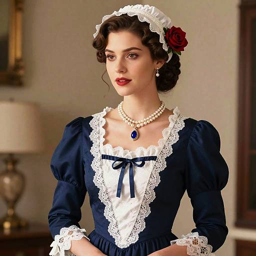 Elegant Miss Elizabeth Cosplay Portrait