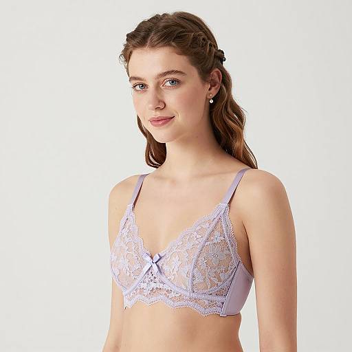 Portrait of a Young Woman in Lingerie