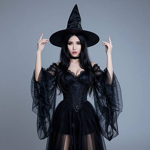 Elegant Witch Cosplay Costume