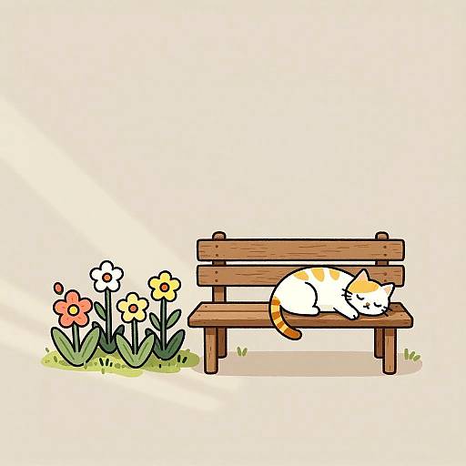 Minimalist Home Garden Serenity