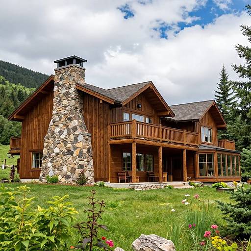 Rustic Mountain Lodge with Porch