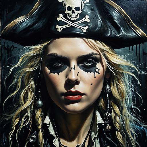 Hyper Realistic Muted Blonde Pirate