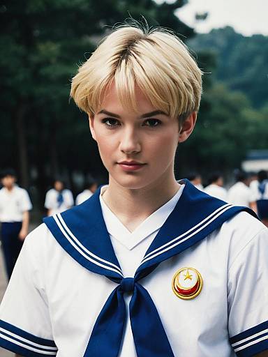 Male Sailor Moon Serafuku Portrait