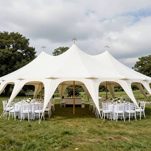 Beautiful Sustainable Wedding Marquee Hire