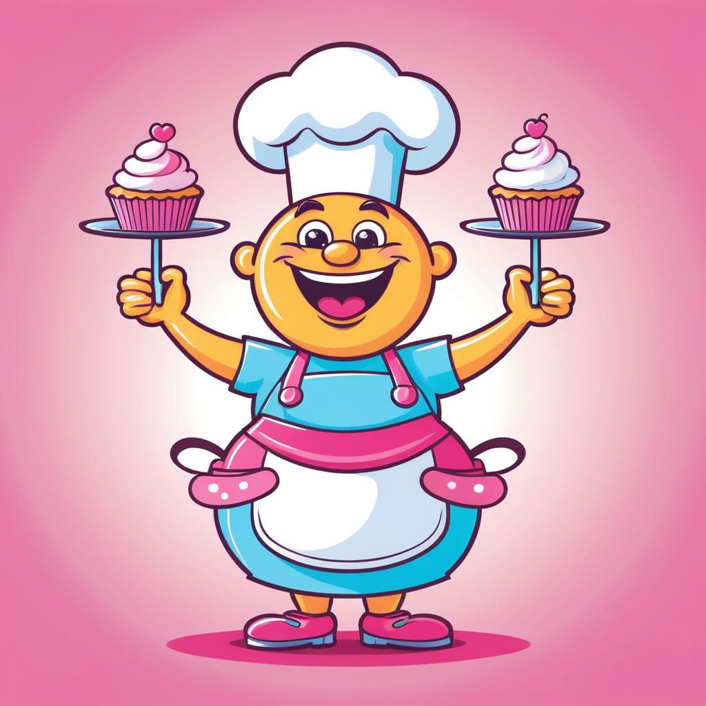 Whimsical Cupcake Baker in Competition