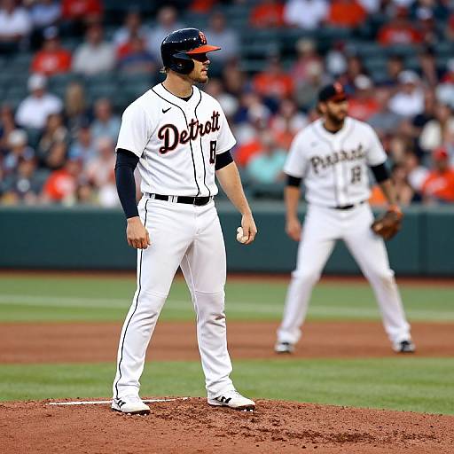 Alex Lange After Tough Pitch Moment