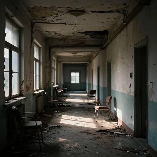 Hyper-Realistic Abandoned Hospital Interior