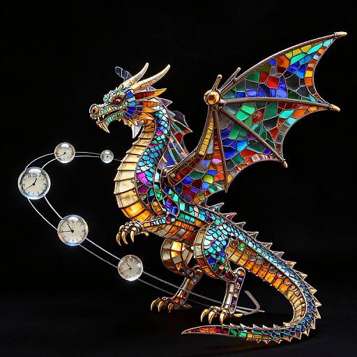 Clockwork Dragon with Liquid Time