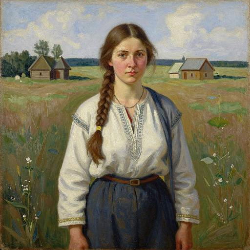 Peasant Woman from Rusov, 1971