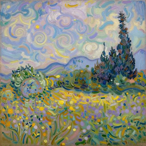 Impressionist Landscape Inspired by Monet