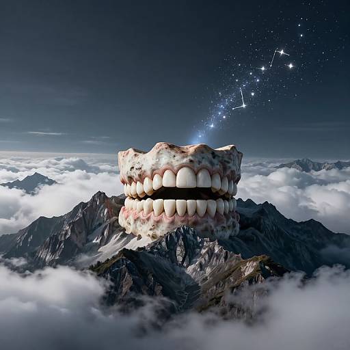 Mountain of Teeth Embracing Skies