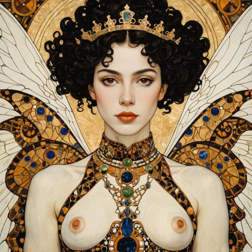 Angel Queen Centaur in Vibrant Art Styles