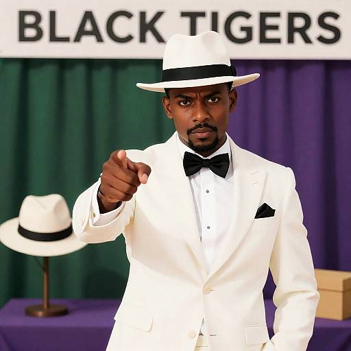Stylish Black Man in Elegant Attire