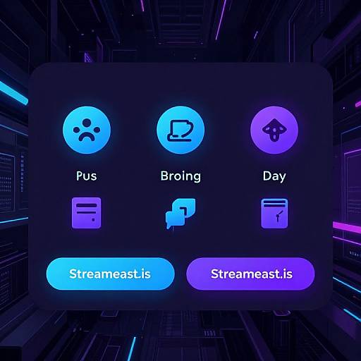 Cyberpunk Streaming Event Interface