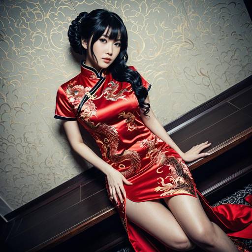 Crimson Dragon Cosplay with Vignetting