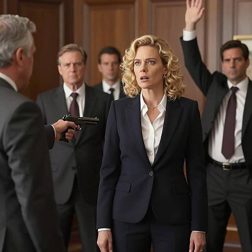 Businesswoman Held at Gunpoint in Office