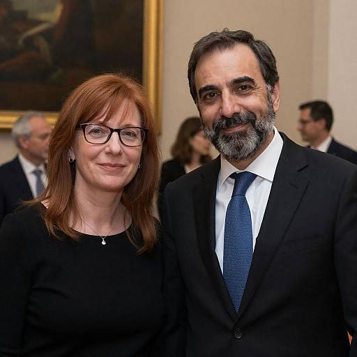 Warm Portrait of a Smiling Couple