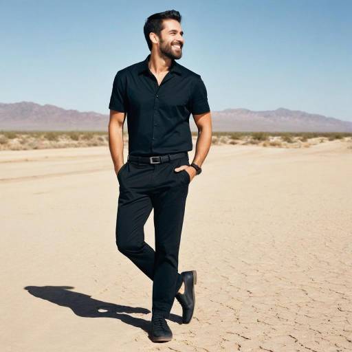 Mature Male Portrait in Desert Setting